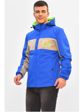 Ветровка мужская демисезонная двухсторонняя синего цвета 3110 206544C