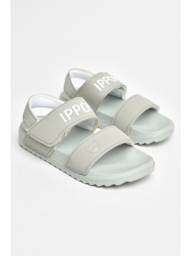 Сандалі дитячі сірого кольору на ліпучці 2201 206620C