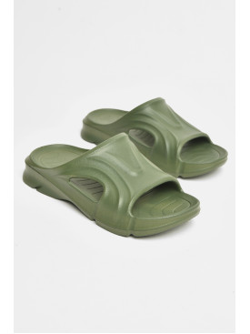 Шлепки пена мужские цвета хаки 5075-1 206650C
