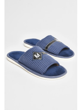 Тапочки комнатные мужские темно-синего цвета 6118 206655C