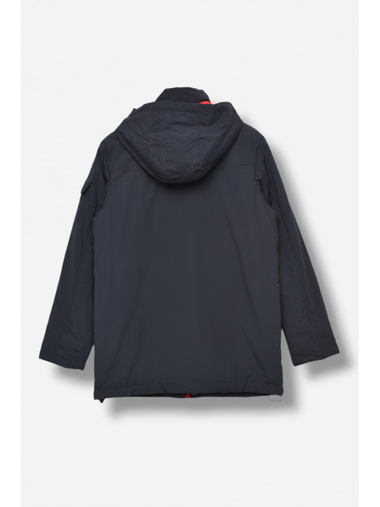 Куртка подростковая для мальчика демисезонная тёмно-синего цвета 89185 206674C