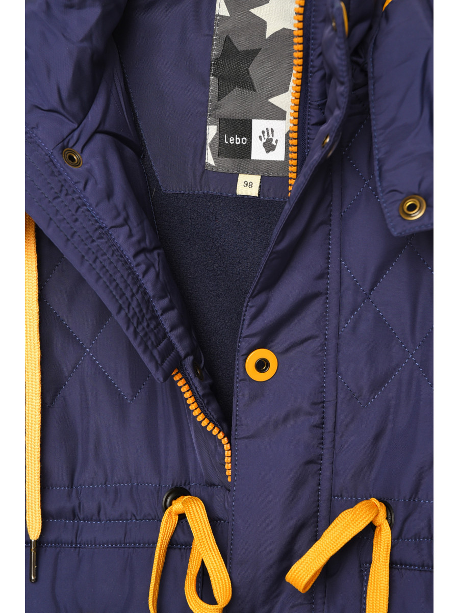 Куртка детская для мальчика тёмно-синего цвета 930 206675C