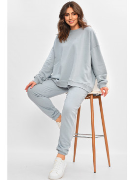 Спортивний костюм жіночий блакитного кольору 206693C