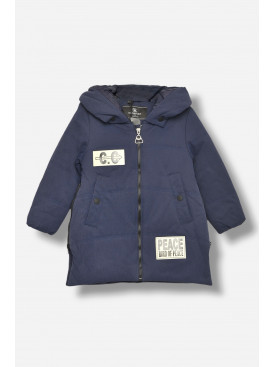 Куртка дитяча для дівчинки демісезонна темно-синього кольору SK-WM2090 206710C Куртка дитяча для дівчинки демісезонна темно-синього кольору SK-WM2090 206710C