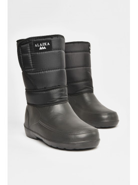 Дутики мужские пена на  меху черного цвета Аляска 206895C