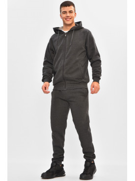 Спортивный костюм мужской на флисе тёмно-серого цвета R-9104H 206956C Спортивный костюм мужской на флисе тёмно-серого цвета R-9104H 206956C
