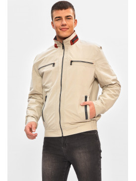 Вітровка чоловіча демісезонна сірого кольору DY-1530 206990C