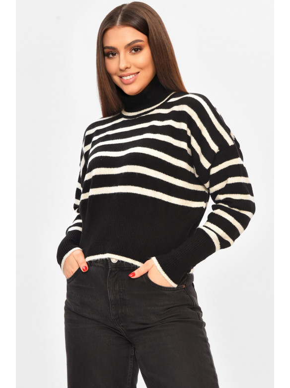 Свитер женский черного цвета 207024C