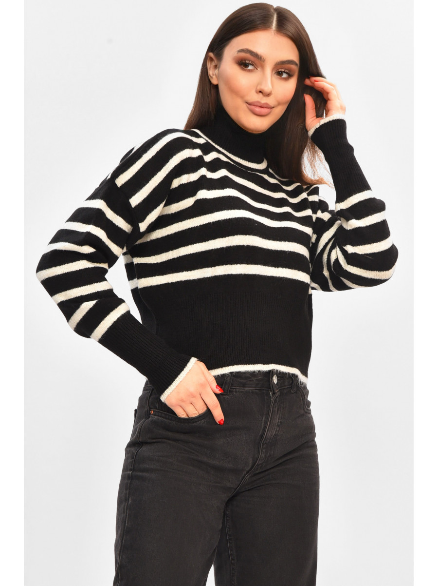 Свитер женский черного цвета 207024C