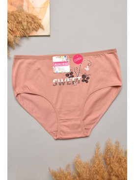 Трусы женские полубатальные темно-розового цвета 4233 207072C Трусы женские полубатальные темно-розового цвета 4233 207072C