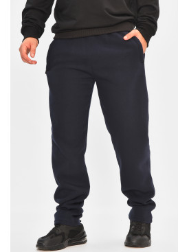 Спортивні штани чоловічі на флісі темно-синього кольору 41223 207137C
