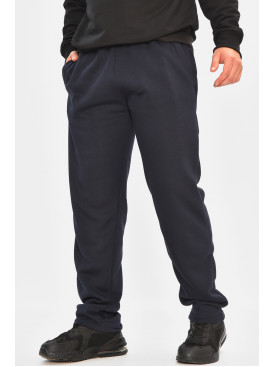 Спортивні штани чоловічі на флісі темно-синього кольору R-0025-K 207175C