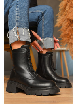 Ботинки женские зимниее черного цвета в0006 207189C