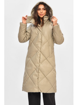 Куртка жіноча зимова сірого кольору М2242 207190C Куртка жіноча зимова сірого кольору М2242 207190C