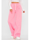 Спортивные штаны женские на флисе розового цвета 7169 207258C