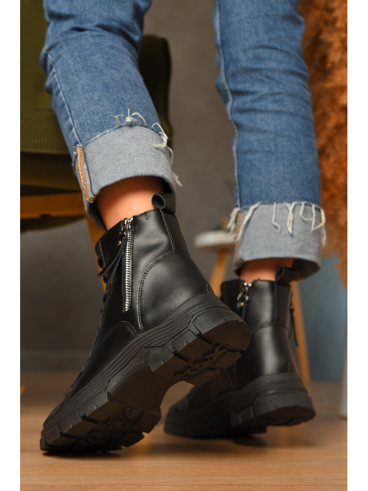 Ботинки женские эврозима черного цвета 036 207428C