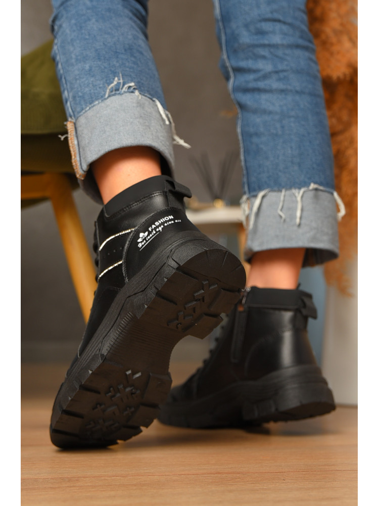 Ботинки женские эврозима черного цвета 035 207435C