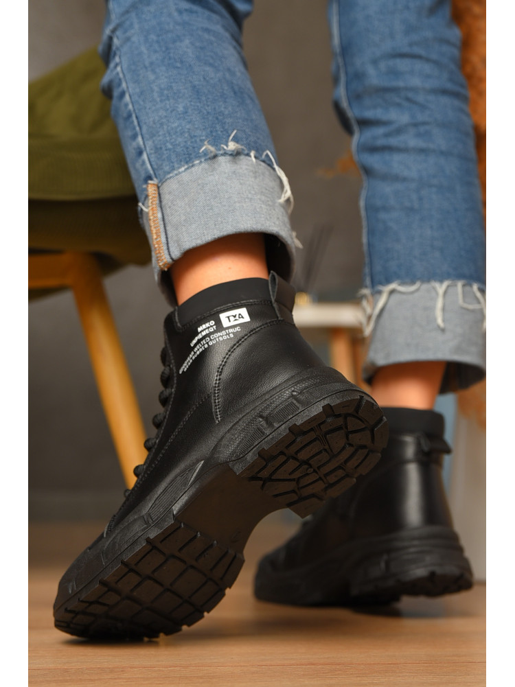 Ботинки женские эврозима черного цвета 038 207437C