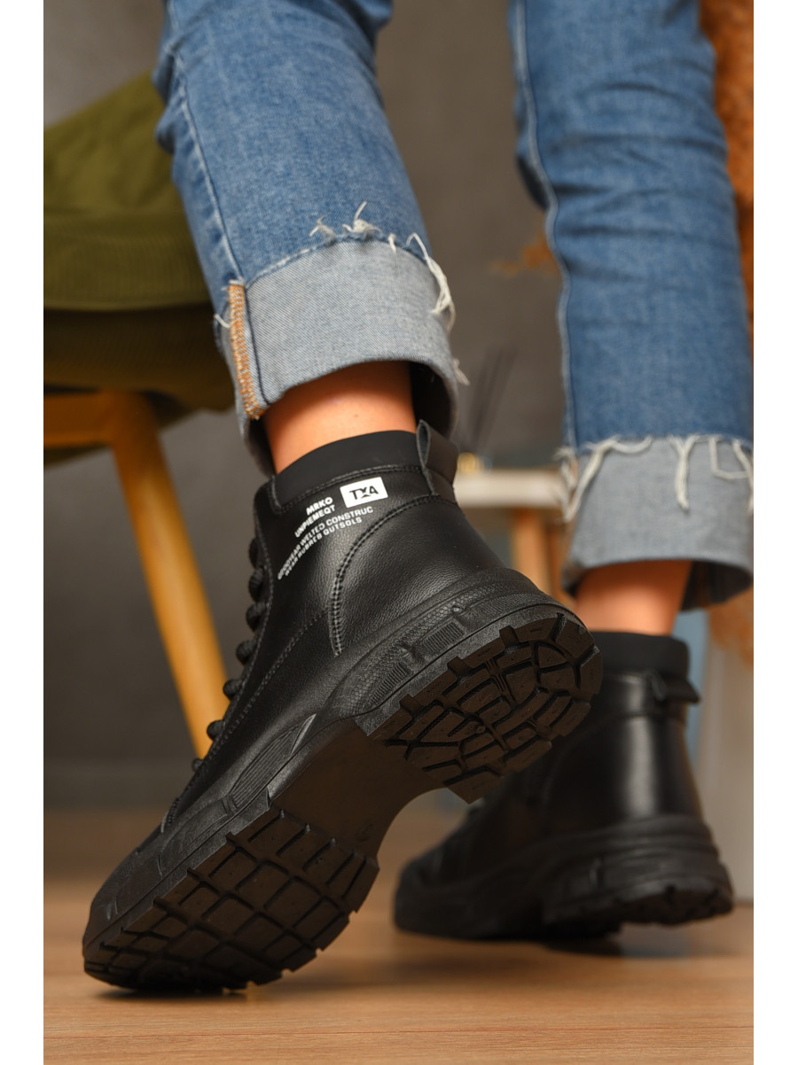 Ботинки женские эврозима черного цвета 038 207437C