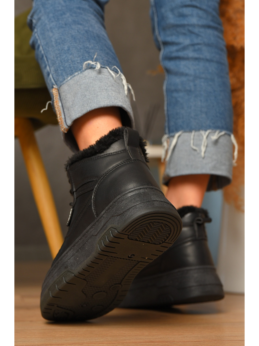 Ботинки женские зимние черного цвета 2024-3-1 207454C