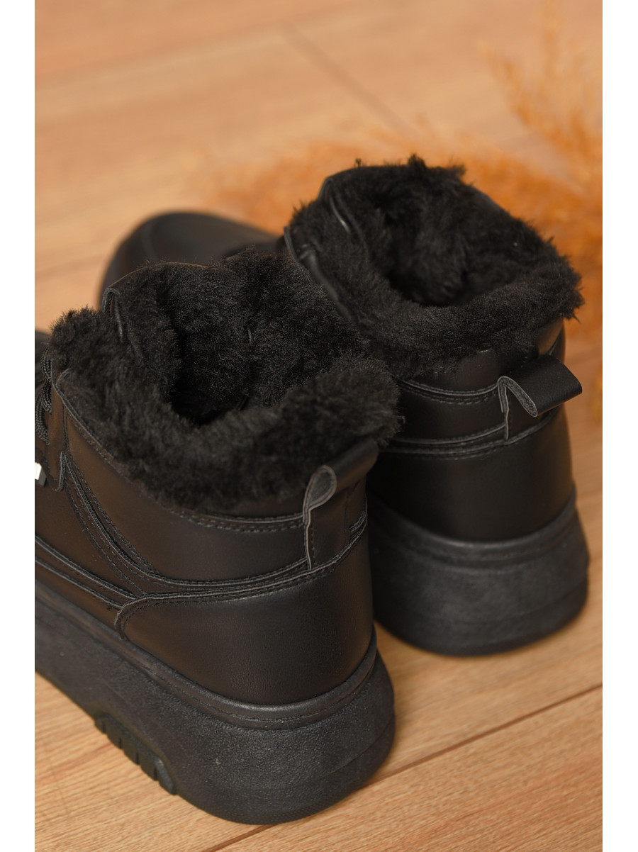 Ботинки женские зимние черного цвета 2024-3-1 207454C
