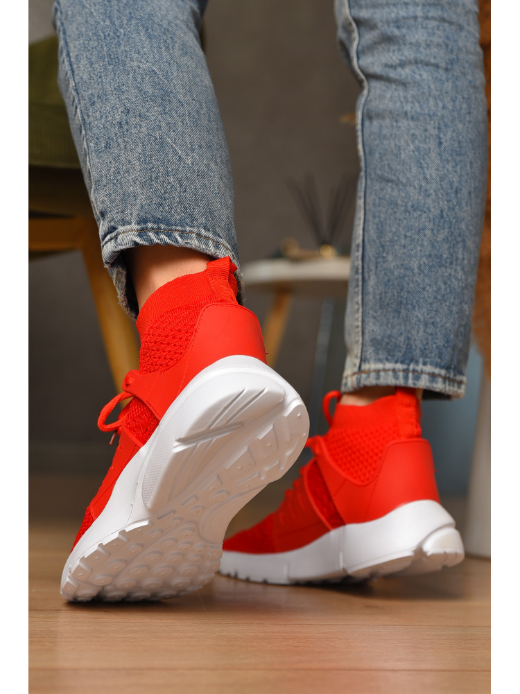 Кроссовки женские красного цвета 1719-3 207456C