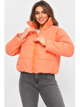 Куртка жіноча демісезонна персикового кольору 15948 207480C