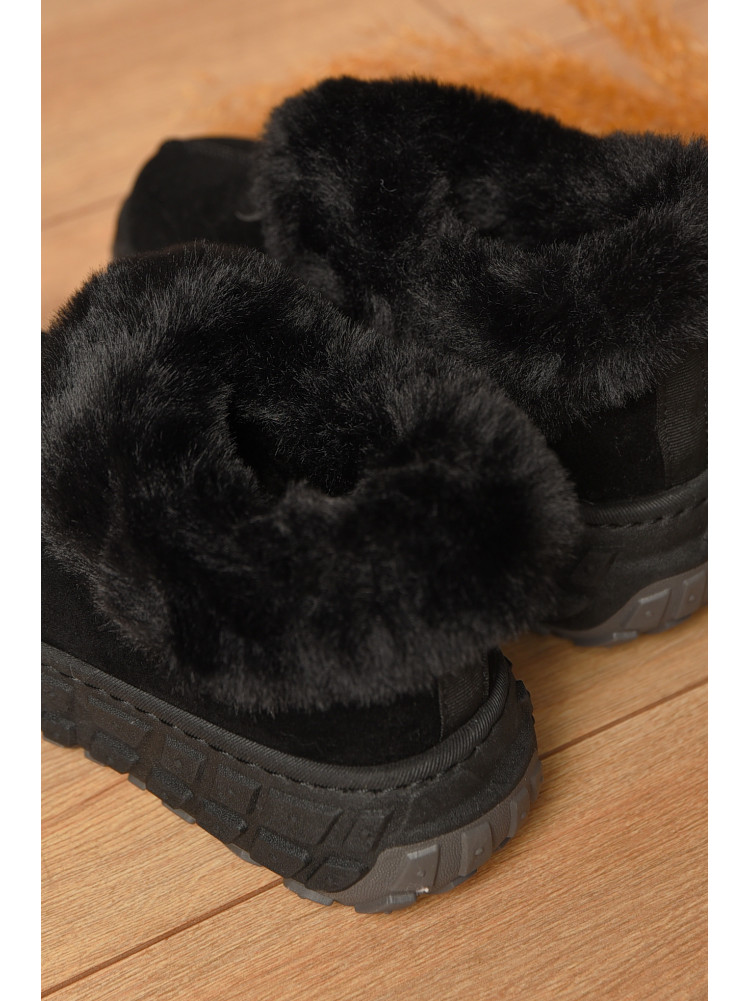 Уггі жіночі на хутрі чорного кольору MY-16 207488C