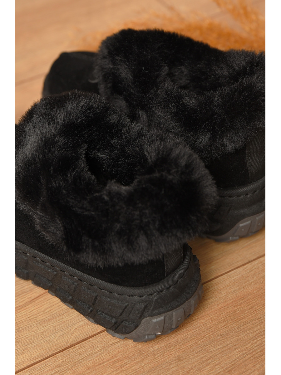 Уггі жіночі на хутрі чорного кольору MY-16 207488C