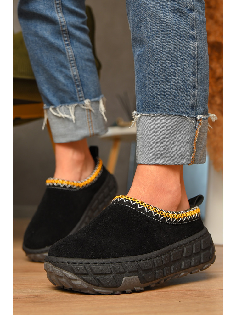 Уггі жіночі на хутрі чорного кольору MY-1 207491C