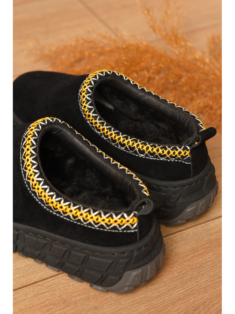 Уггі жіночі на хутрі чорного кольору MY-1 207491C