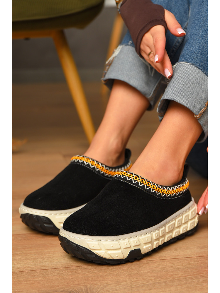 Уггі жіночі на хутрі чорного кольору MY-1 207492C