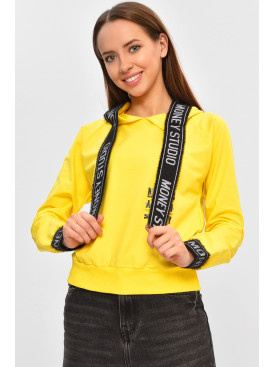 Кофта подростковая для девочки желтого цвета 6004 207504C Кофта подростковая для девочки желтого цвета 6004 207504C