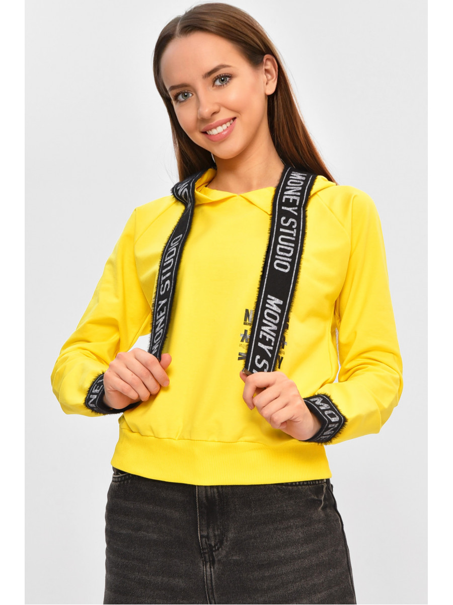 Кофта підліткова для дівчинки жовтого кольору 6004 207504C Кофта підліткова для дівчинки жовтого кольору 6004 207504C