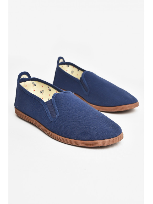 Мокасини жіночі джинсові темно-синього кольору 30201 207527C