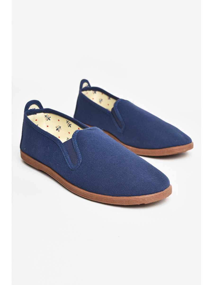 Мокасини жіночі джинсові темно-синього кольору 30201 207527C