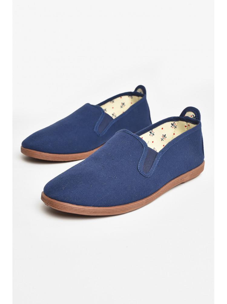 Мокасини жіночі джинсові темно-синього кольору 30201 207527C