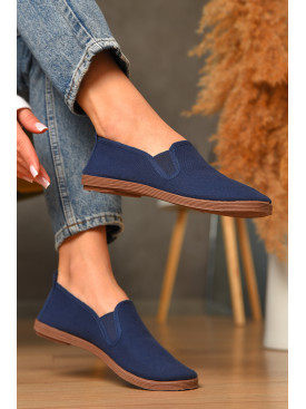 Мокасини жіночі джинсові темно-синього кольору 30201 207529C Мокасини жіночі джинсові темно-синього кольору 30201 207529C