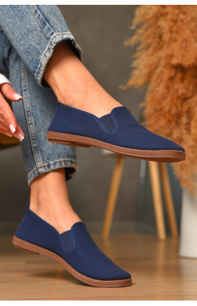 Мокасини жіночі джинсові темно-синього кольору 30201 207529C Мокасини жіночі джинсові темно-синього кольору 30201 207529C