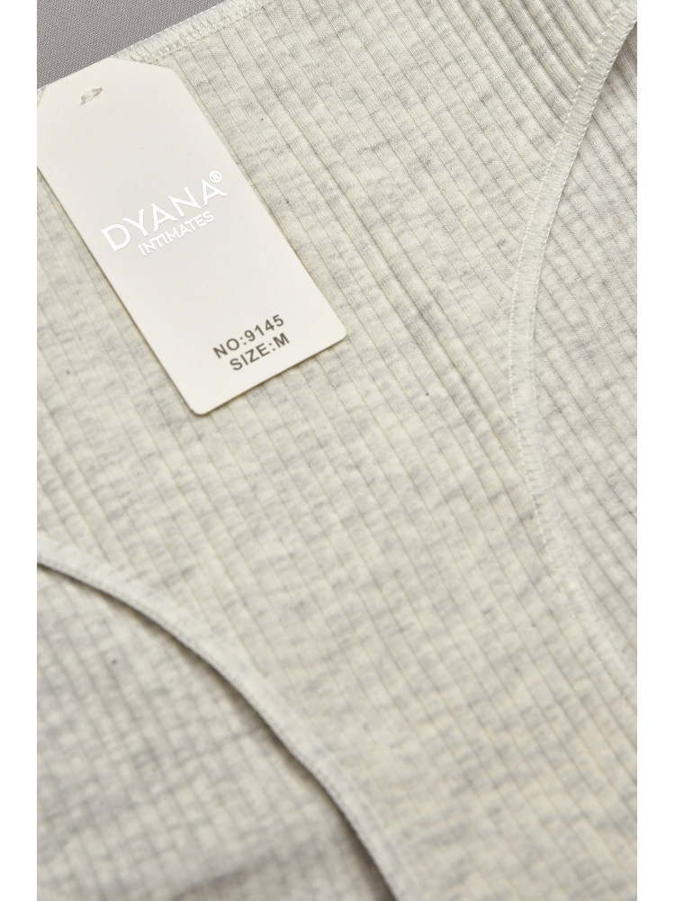 Труси жіночі однотонні світло-сірого кольору 9145 207533C Труси жіночі однотонні світло-сірого кольору 9145 207533C