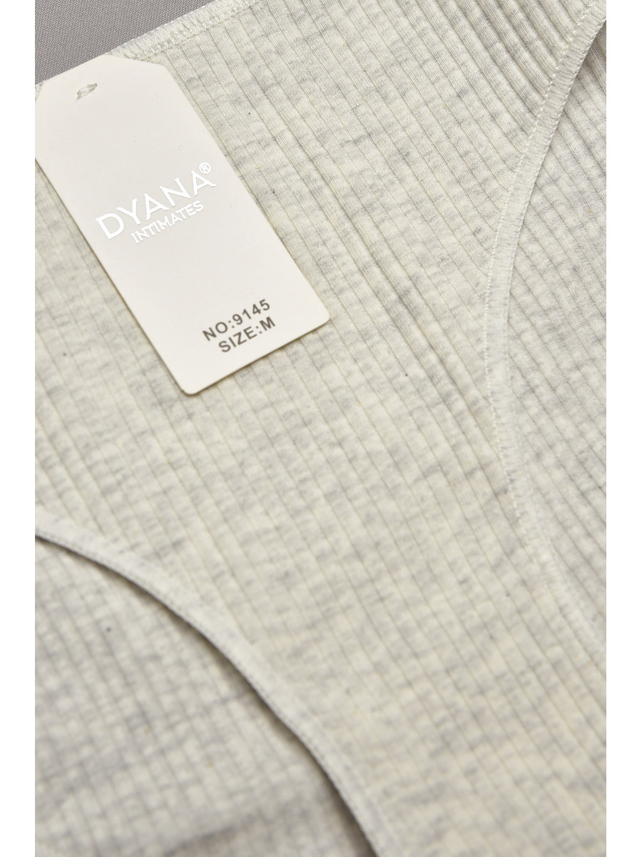 Труси жіночі однотонні світло-сірого кольору 9145 207533C Труси жіночі однотонні світло-сірого кольору 9145 207533C