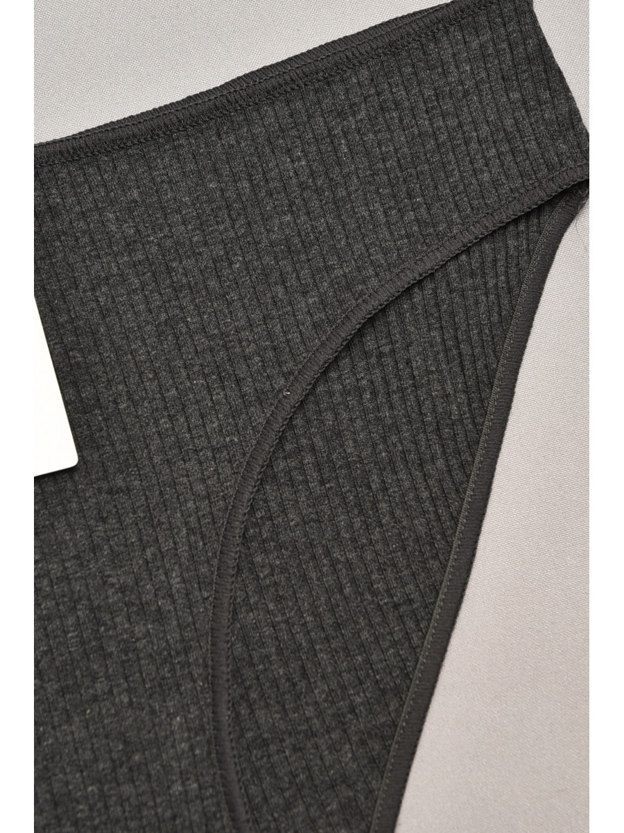 Труси жіночі однотонні темно-сірого кольору 9145 207539C Труси жіночі однотонні темно-сірого кольору 9145 207539C