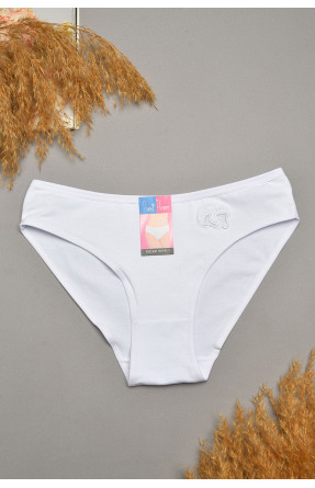 Труси жіночі однотонні білого кольору 6121 207545C