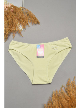 Труси жіночі однотонні світло-оливкового кольору 6121 207547C Труси жіночі однотонні світло-оливкового кольору 6121 207547C