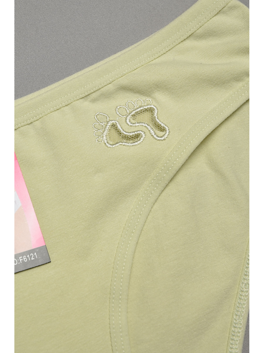 Труси жіночі однотонні світло-оливкового кольору 6121 207547C Труси жіночі однотонні світло-оливкового кольору 6121 207547C