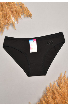 Труси жіночі однотонні чорного кольору 6121 207548C