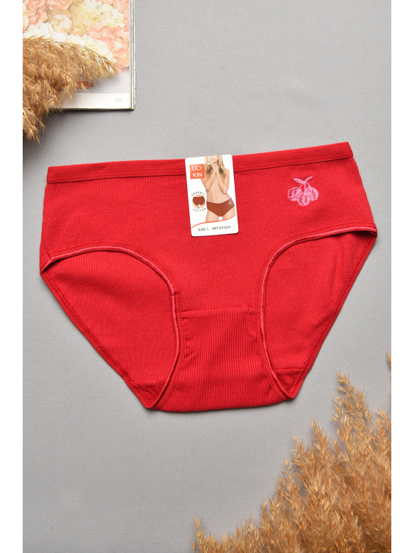 Труси жіночі бордового кольору 0223 207555C