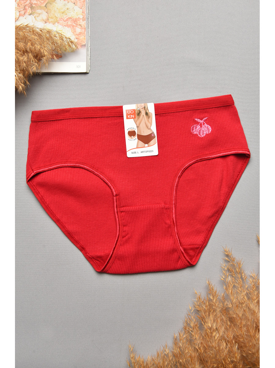 Труси жіночі бордового кольору 0223 207555C