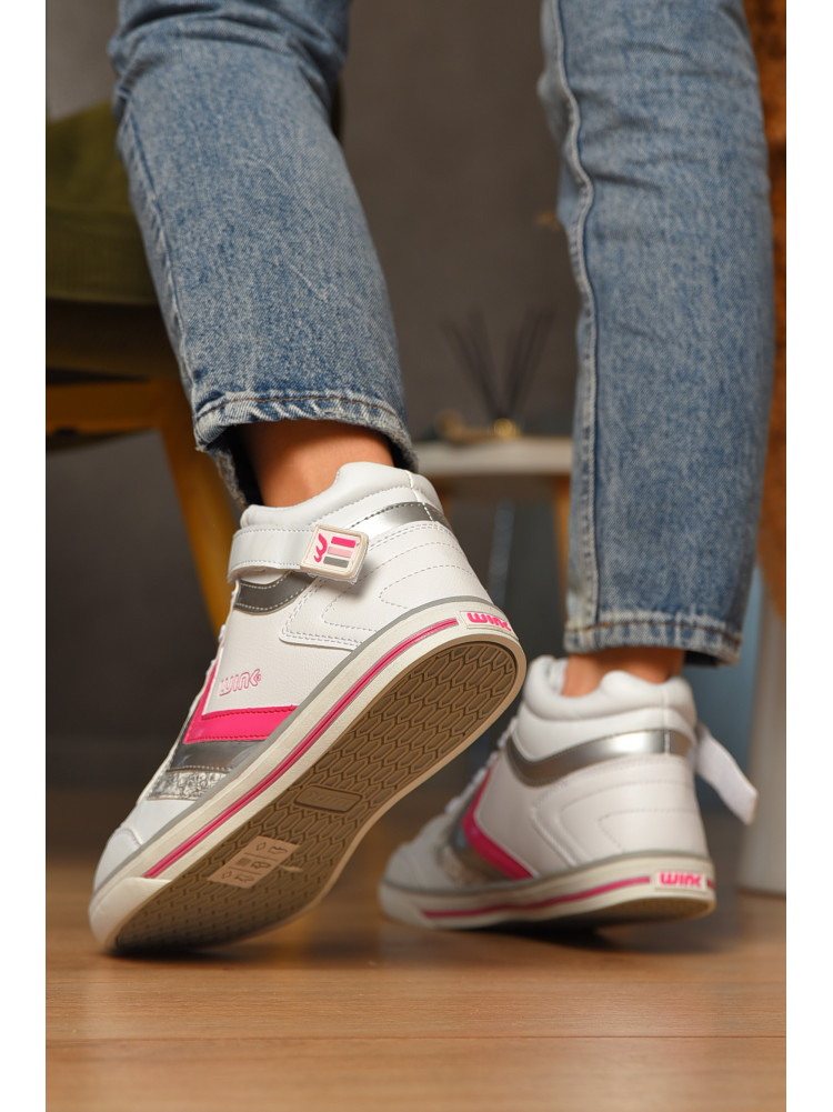 Кроссовки женские белого цвета 420-3 207572C