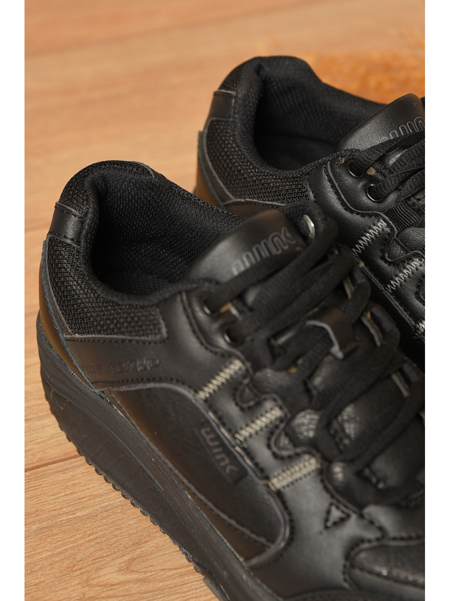 Кроссовки женские черного цвета м003-1 207573C